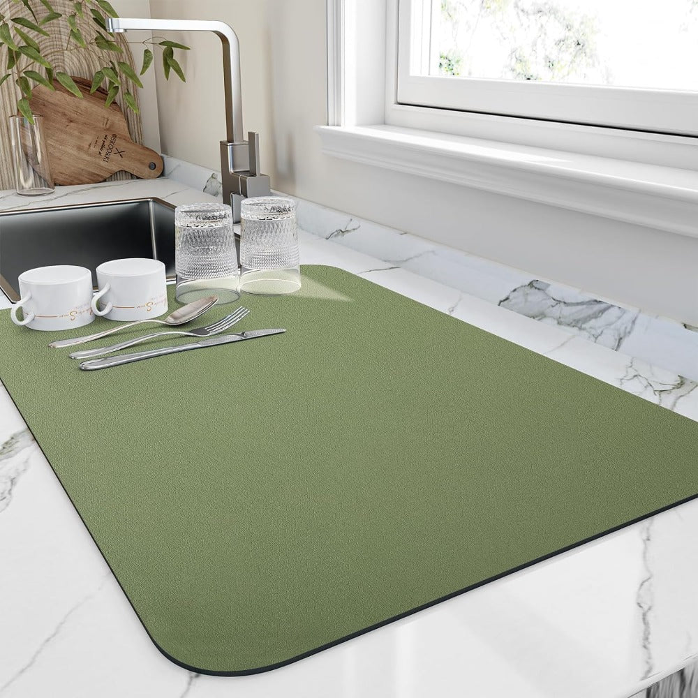 DryvaStone Quick Dry Kitchen Dish Mat