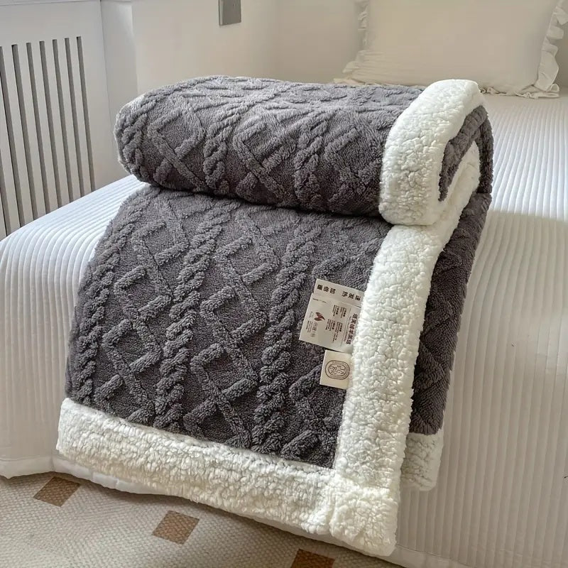 CloudNest Sherpa Blanket | Reversible Soft & Cozy Comfort