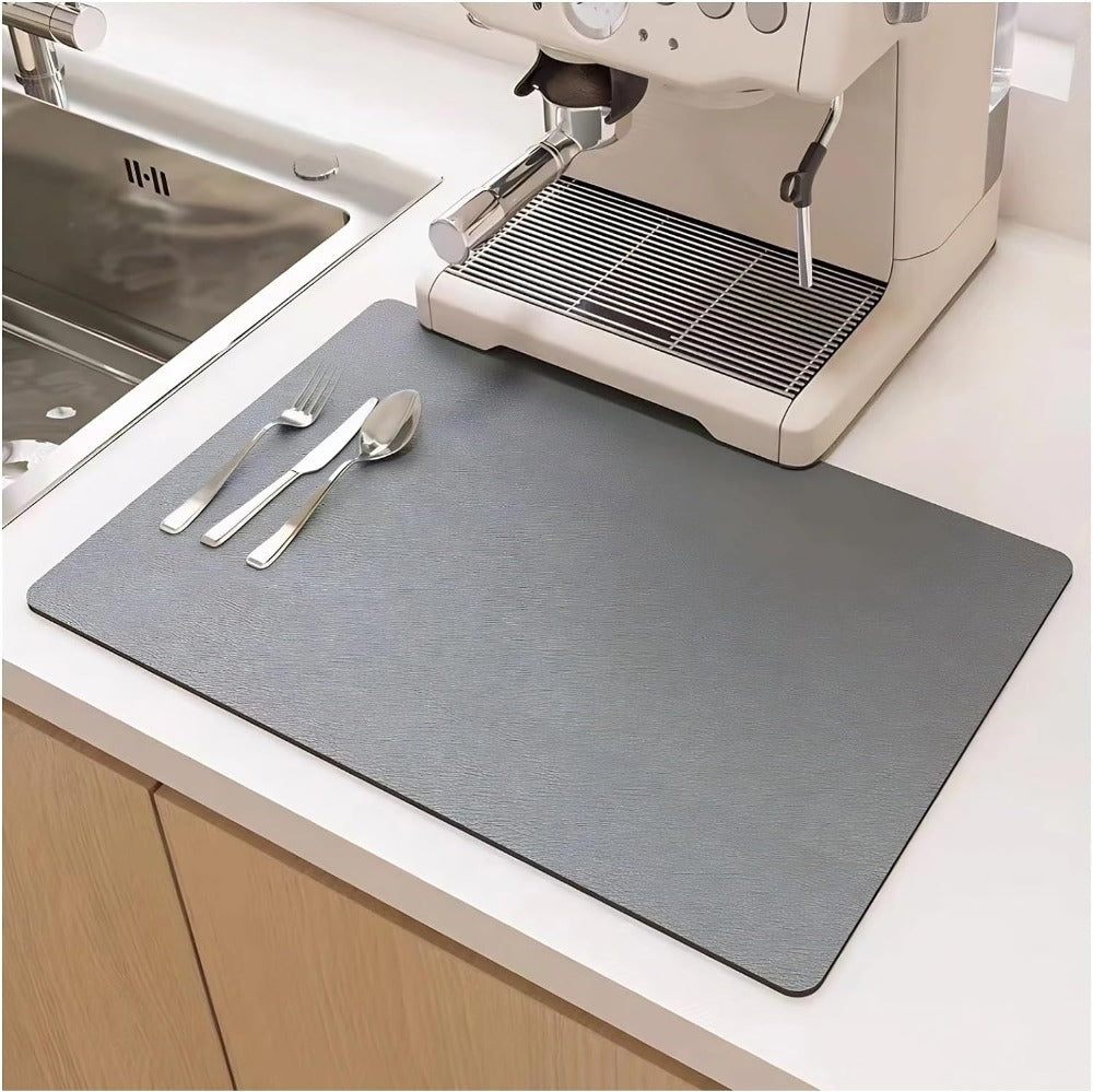 DryvaStone Quick Dry Kitchen Dish Mat