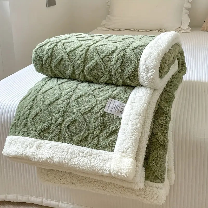 CloudNest Sherpa Blanket | Reversible Soft & Cozy Comfort