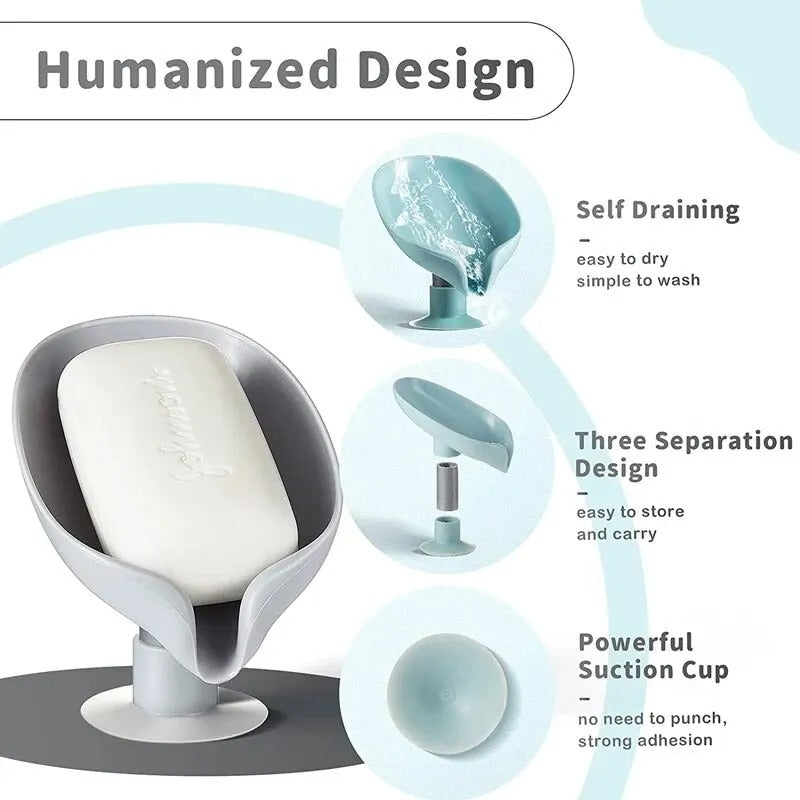 AquaLeaf Leaf Soap Holder (2-PACK)