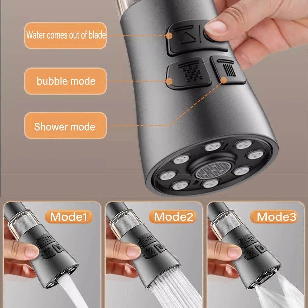 Kitchen Faucet Extender with Filter – Universal 360°