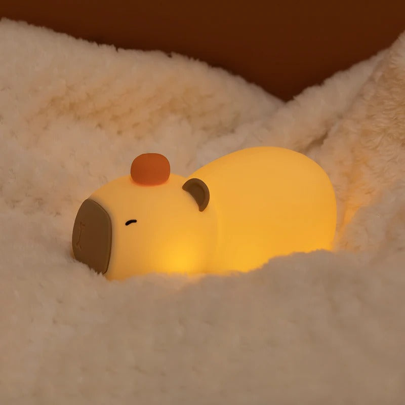 Capybara Cute Silicone LED Cartoon Night Light