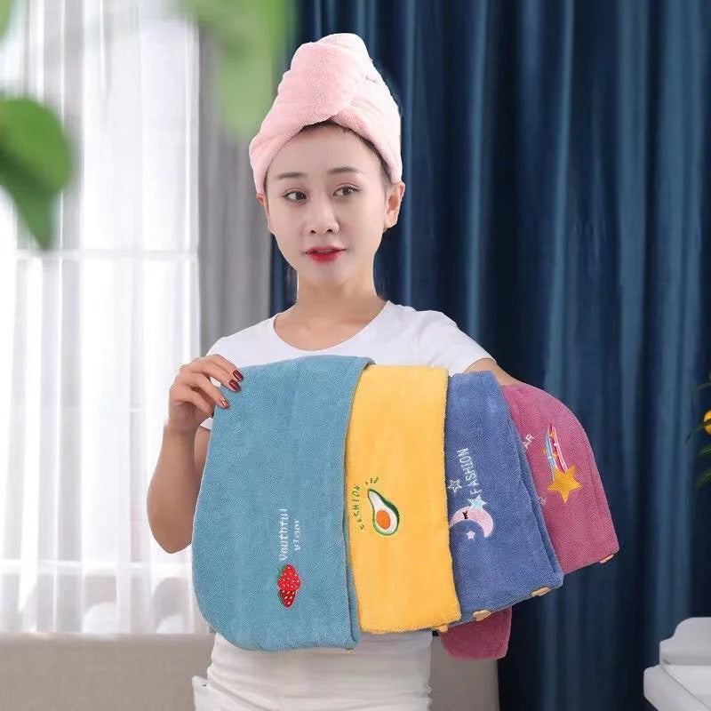 Quick Dry Hair Hat Super Absorbent Soft Towel
