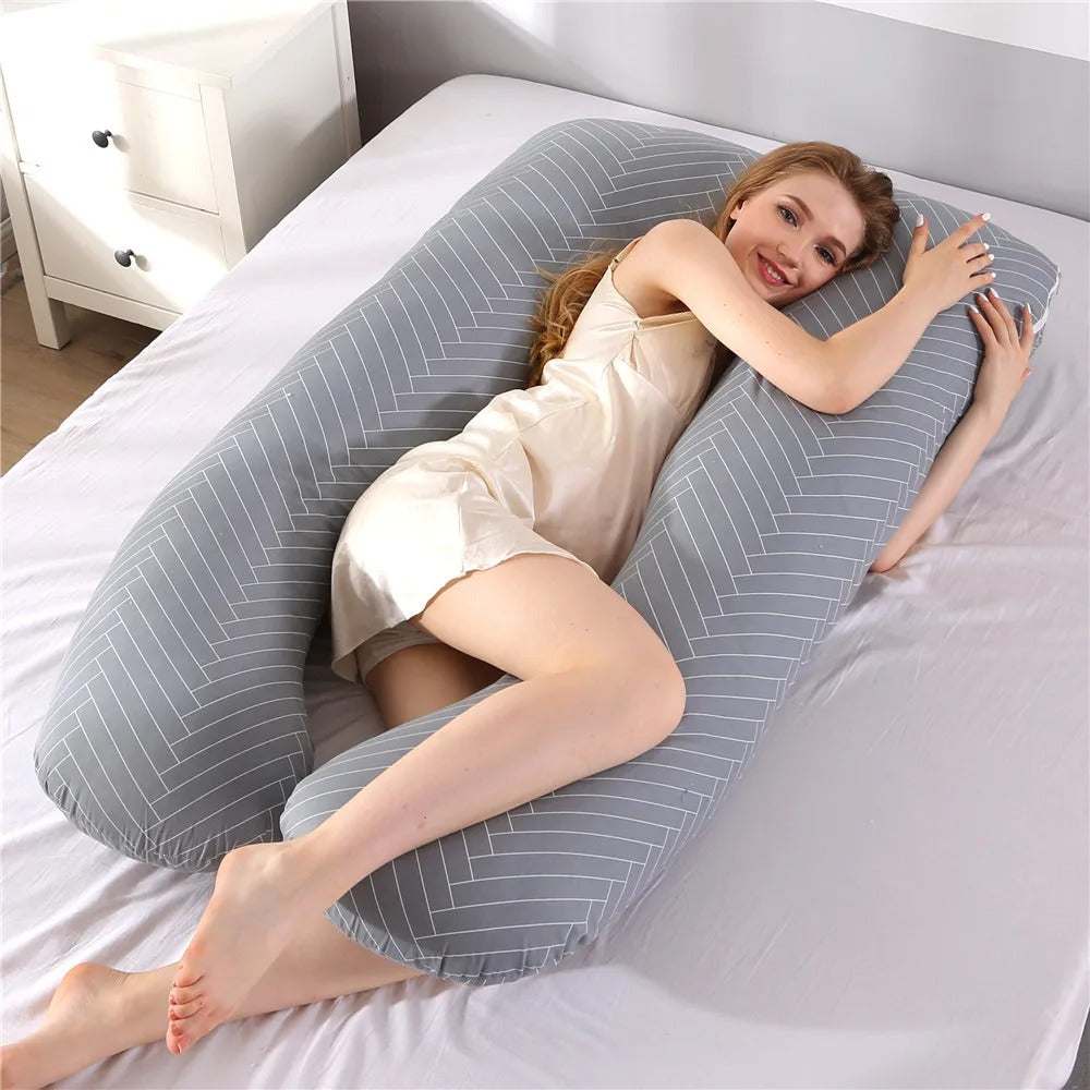 Pregnancy Pillow 130x70cm Sleeping Waist Pillow for Pregnant Women