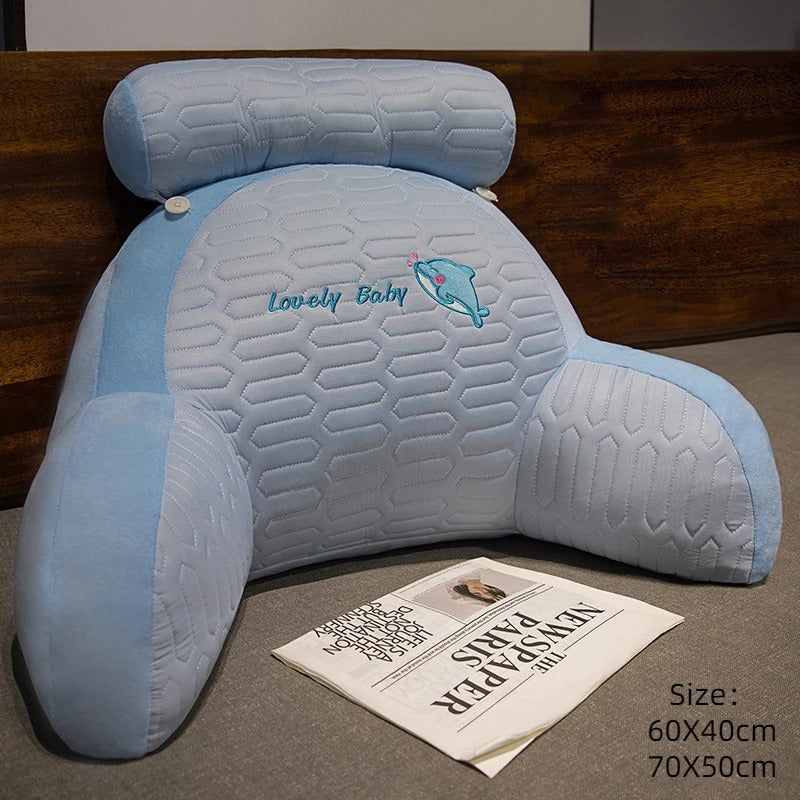 Ice Silk Pregnancy Bedside Cushion (60x40cm)