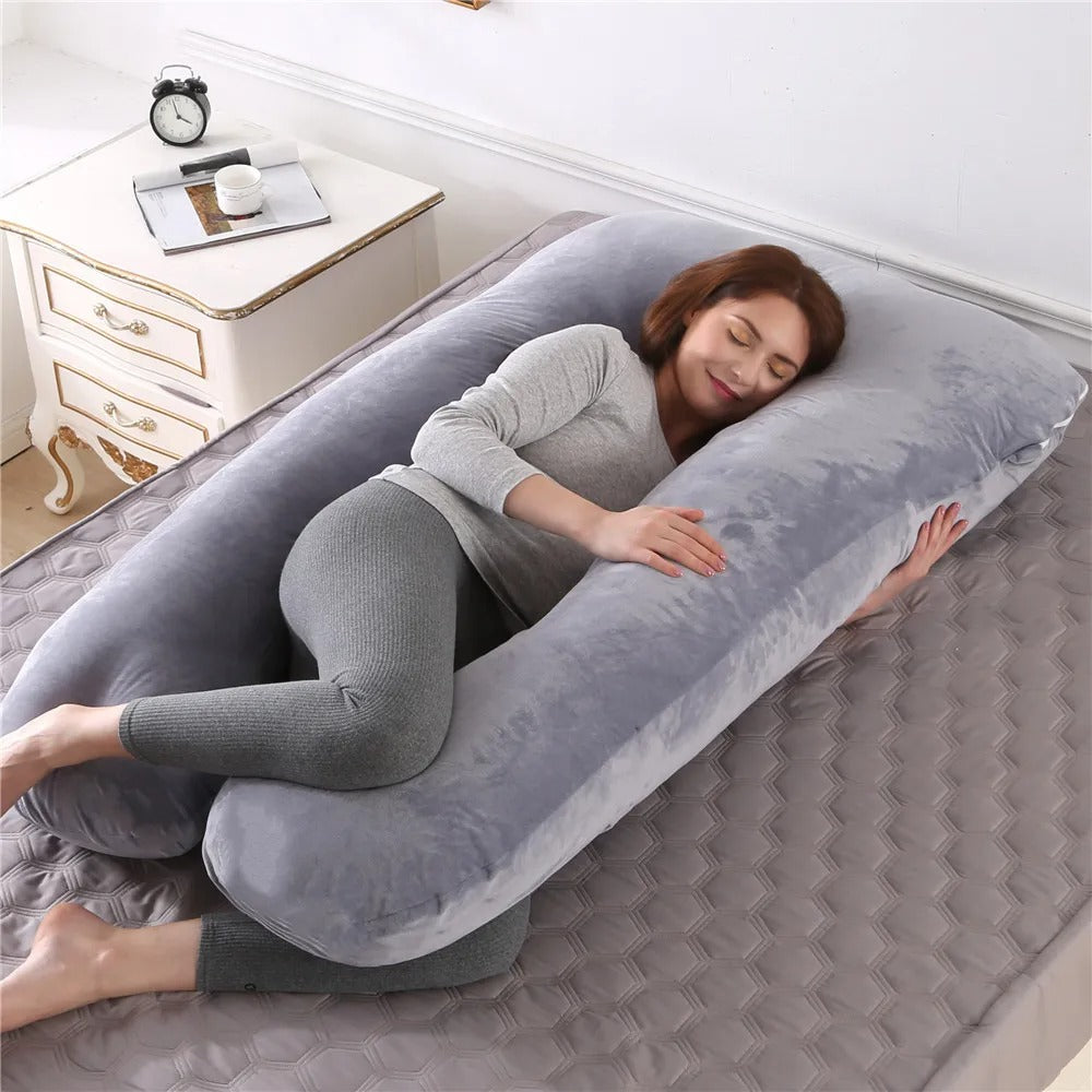 Pregnancy Pillow 130x70cm Sleeping Waist Pillow for Pregnant Women