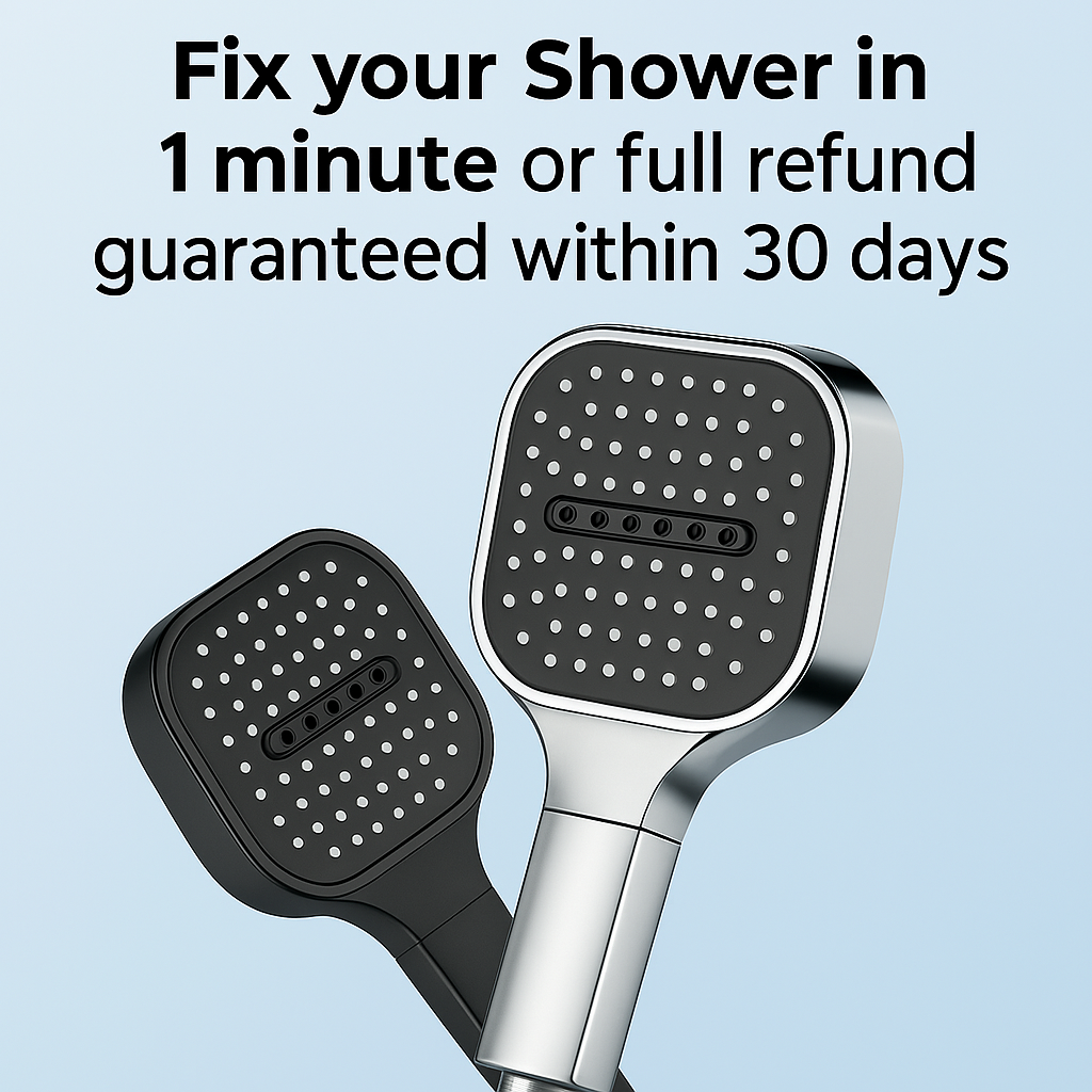 HydroLux High-Pressure Shower Head