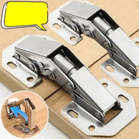 SilentFold Pro – 10 PCS Soft-Close Cabinet Hinges