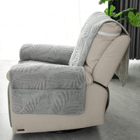 Leafora Recliner Chair Cover | Anti-Slip Leaf Pattern Protection
