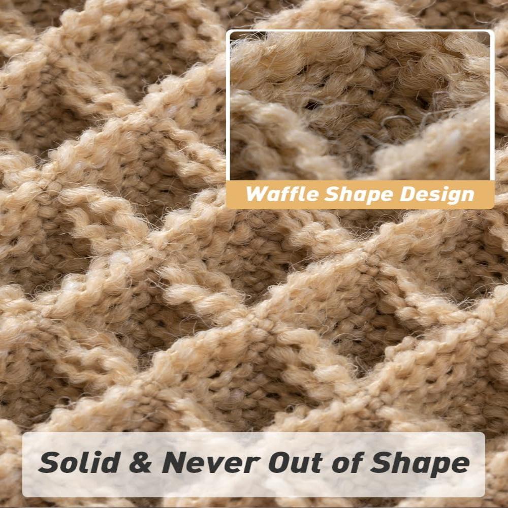 Ultra-Absorbent Waffle Bath Mat for Soft Comfort