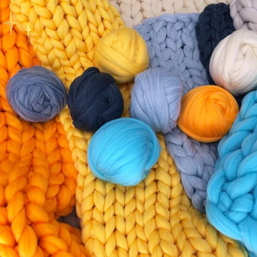 CozyLoop XL – DIY Chunky XL Yarn | Extra Thick, Soft & Perfect for Blankets and Cushions