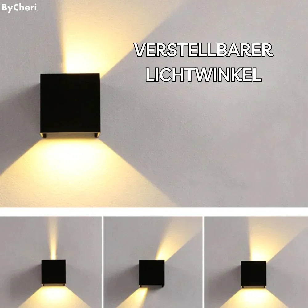 LuxeCube Glow – Wireless Luxury Wall Lamp with Motion Sensor & USB Rechargeable Design
