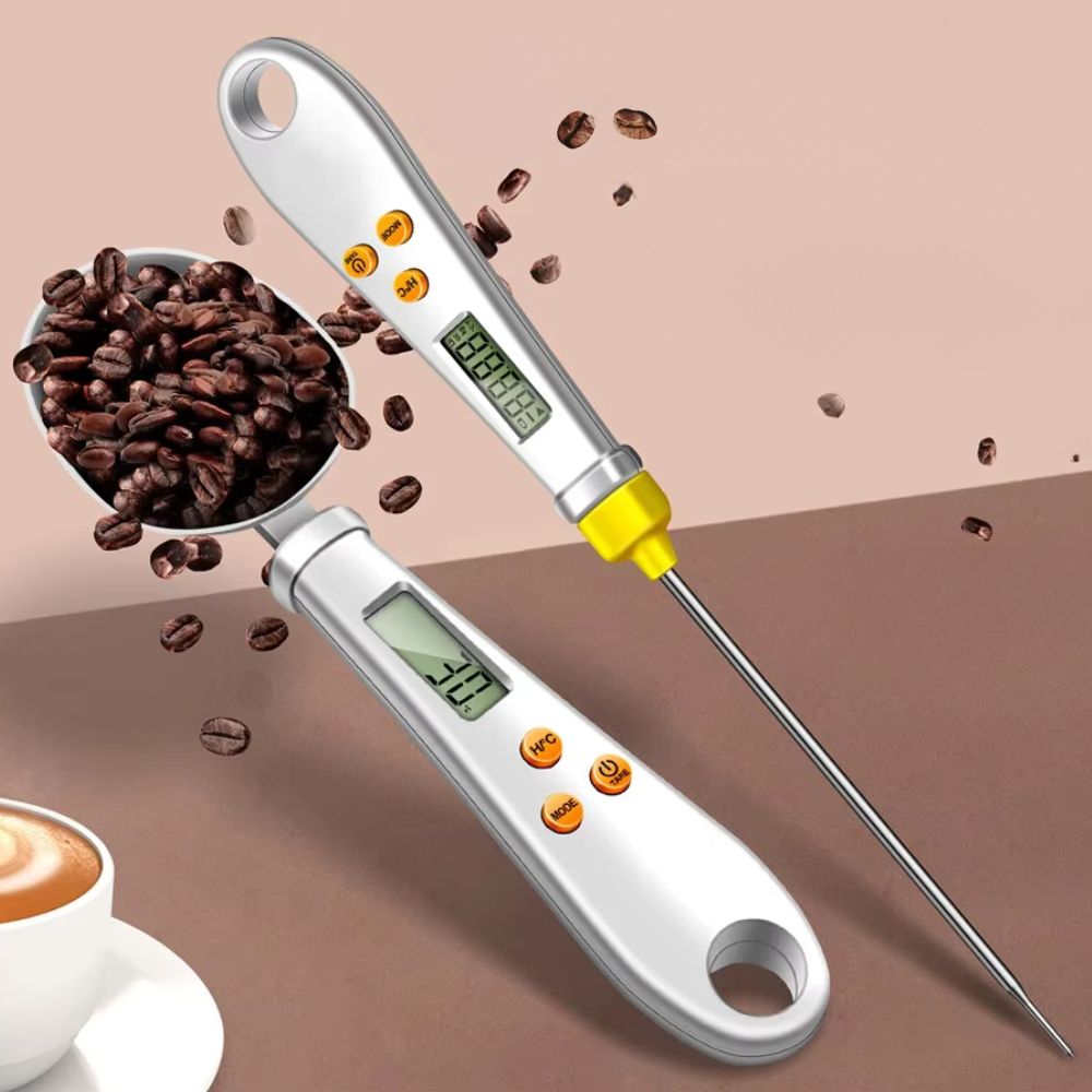 ThermoSpoon Pro – 2-in-1 Digital Mini Spoon Scale & Food Thermometer
