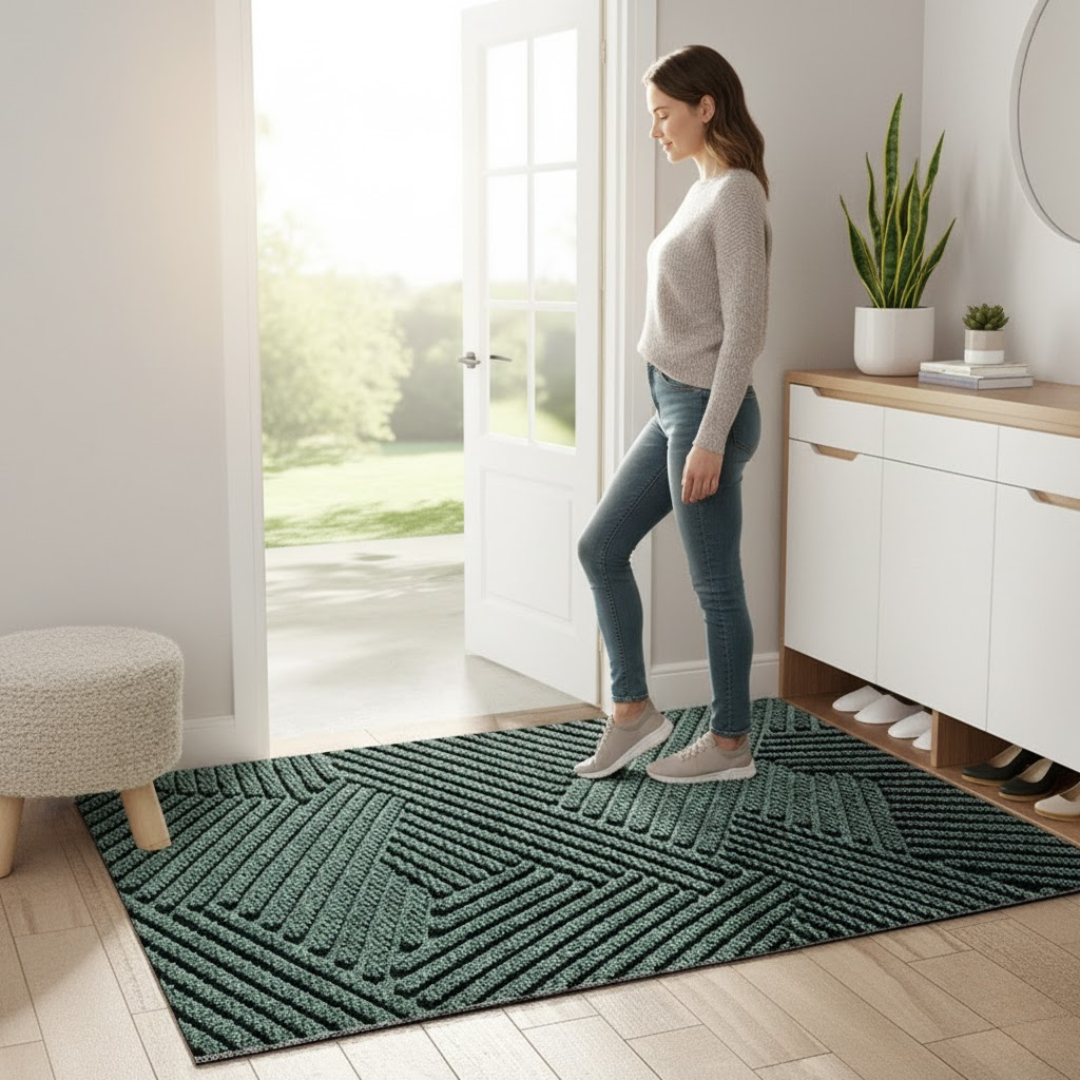 CleanStep Door Mat – Non-Slip Dirt-Trapping Doormat for Indoor & Outdoor Use