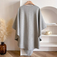 Aurelia Windproof Poncho Shawl Coat | Lightweight Luxury Layering