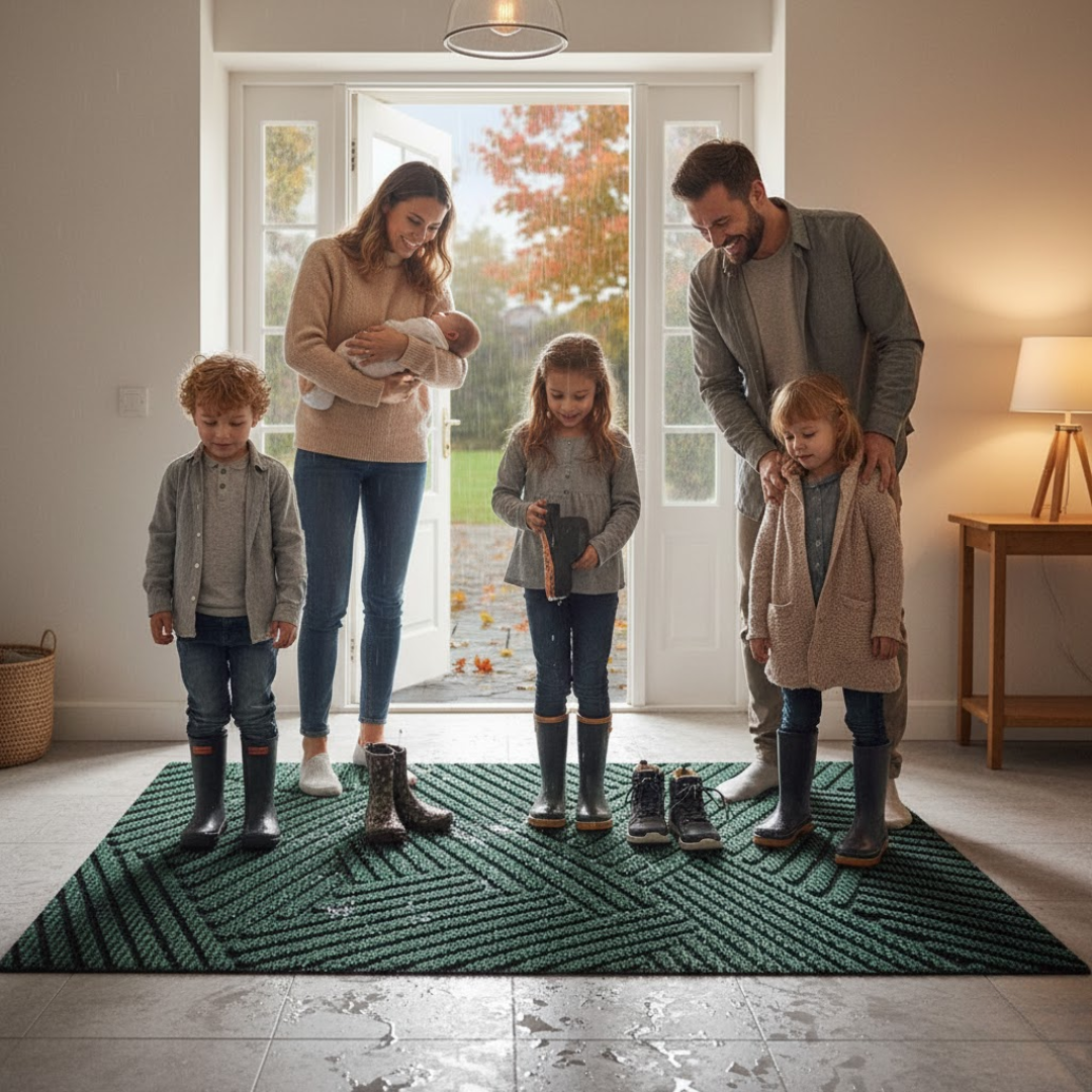 CleanStep Door Mat – Non-Slip Dirt-Trapping Doormat for Indoor & Outdoor Use