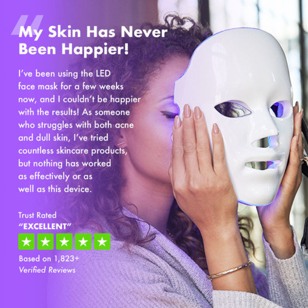 GlowVanta LED Face Mask – Spa-Quality Skin Treatment at Home