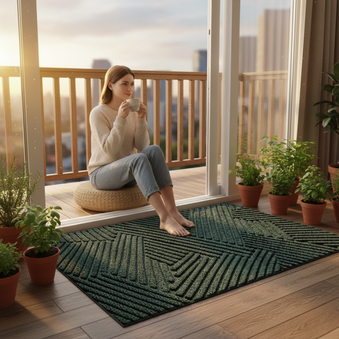 CleanStep Door Mat – Non-Slip Dirt-Trapping Doormat for Indoor & Outdoor Use