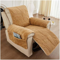 Leafora Recliner Chair Cover | Anti-Slip Leaf Pattern Protection