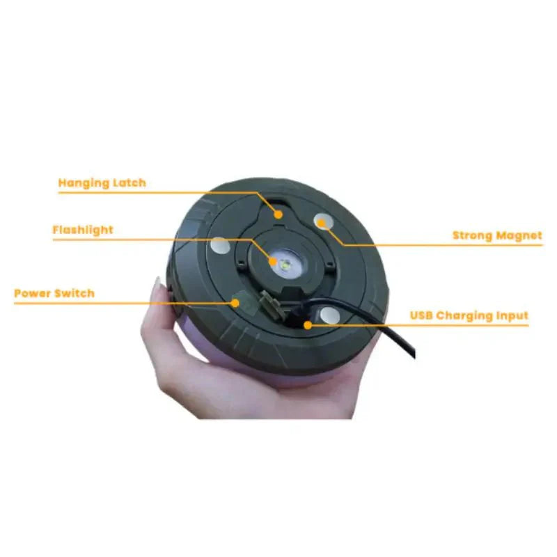 4 - in - 1 Retractable Camp Light - Camp Light - Wild Eye Vision