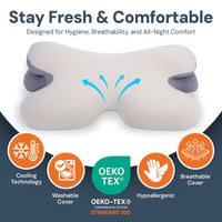SleepAlign Ergonomic Cervical Pillow – Upgrade Your Sleep Comfort
