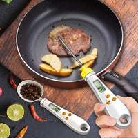 2-in-1 Digital Mini Spoon Scale & Food Thermometer