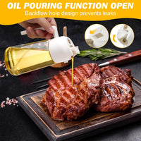 OlivaMist Duo – 2 Pack Oil Dispenser And Sprayer Bottle