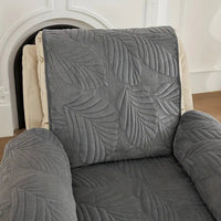Leafora Recliner Chair Cover | Anti-Slip Leaf Pattern Protection