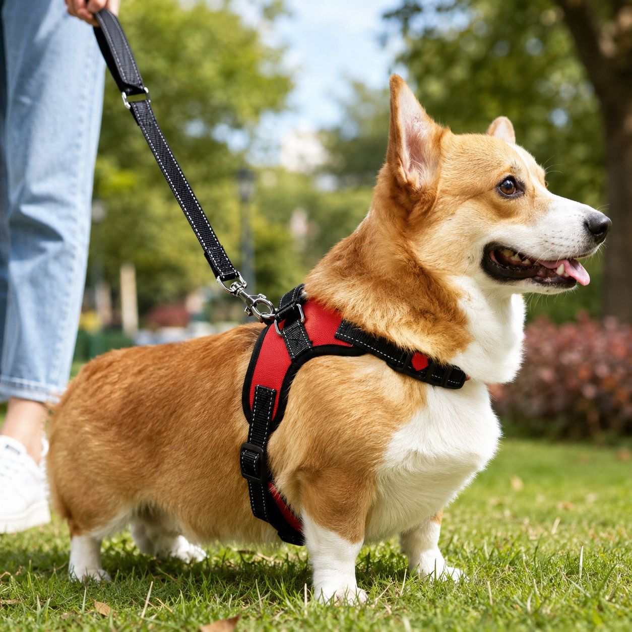 Adjustable Dog Harness – Durable Nylon No-Pull Pet Harness for Small, Medium & Large Dogs