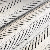 Veloura Herringbone Scallop Edge Sofa Cover