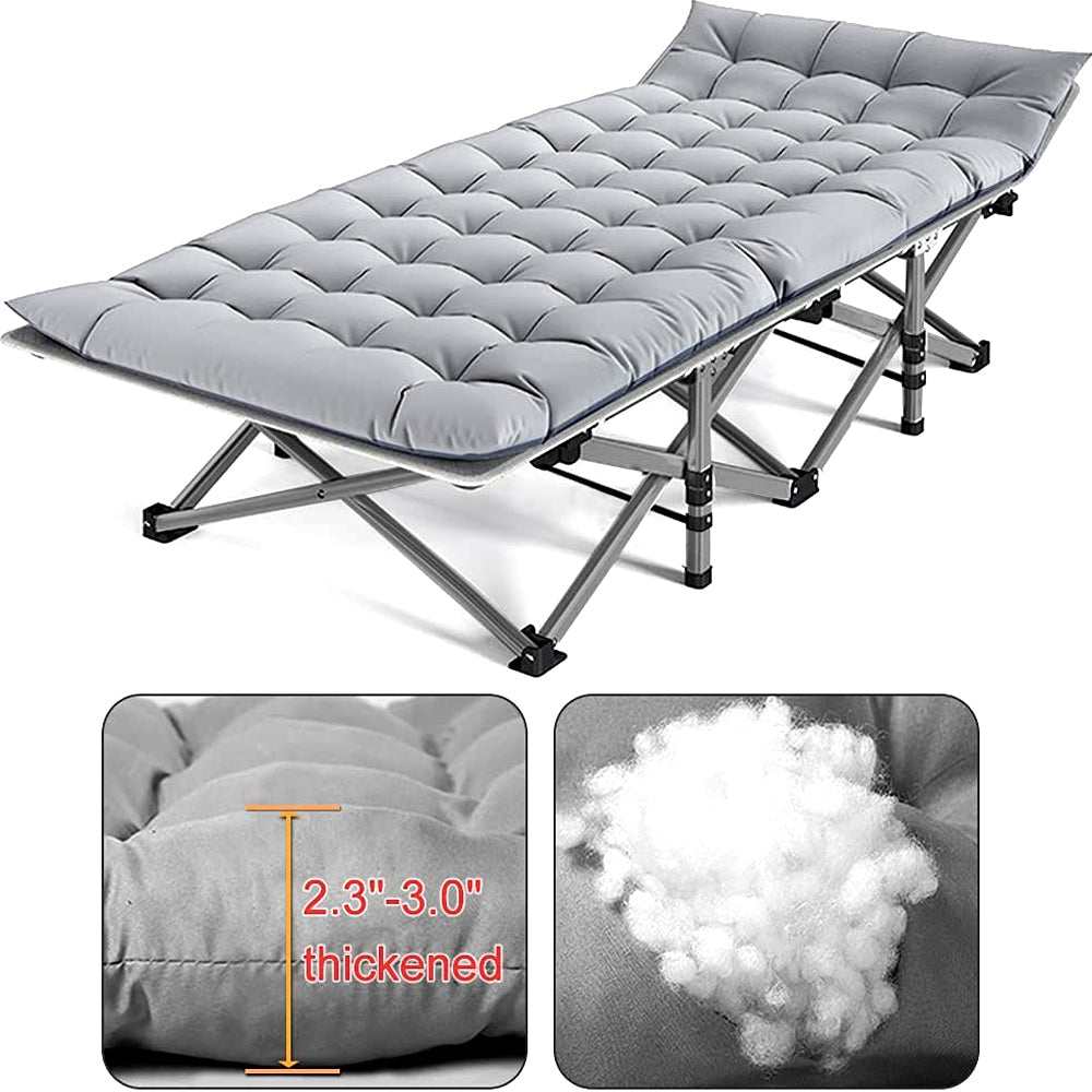 Camping Cots - Luxury Sleeping Cots Include Bed With Mattress - WarehousesChoice