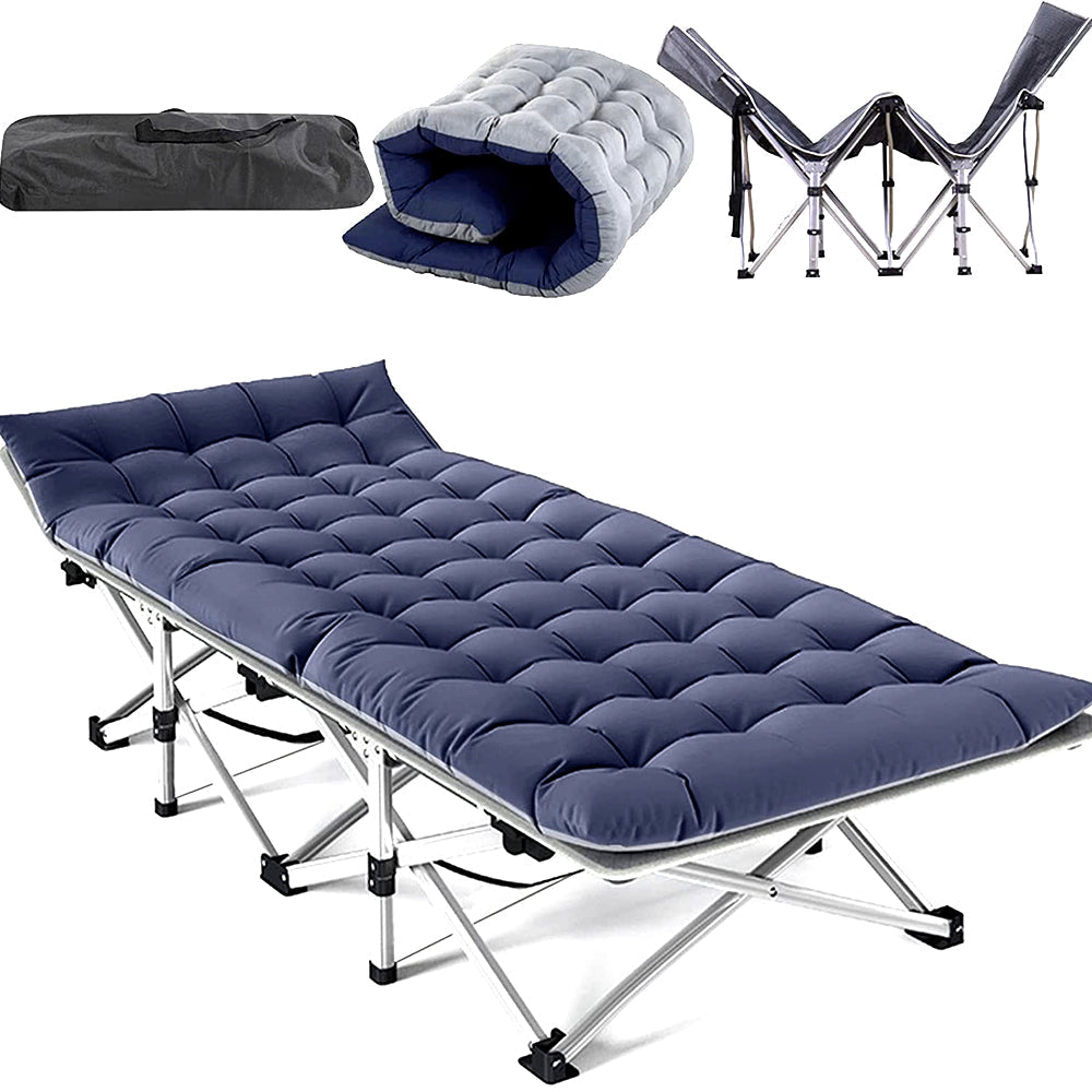 Camping Cots - Luxury Sleeping Cots Include Bed With Mattress - WarehousesChoice