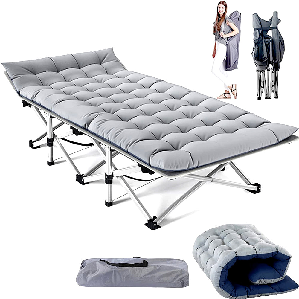 Camping Cots - Luxury Sleeping Cots Include Bed With Mattress - WarehousesChoice