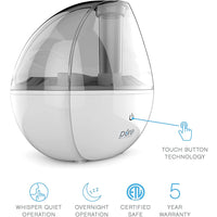 Air Humidifier - Quiet Ultrasonic Mist Humidifier For Bedroom - WarehousesChoice