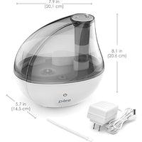 Air Humidifier - Quiet Ultrasonic Mist Humidifier For Bedroom - WarehousesChoice