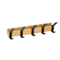 Nordaryn Wall Coat Rack with Movable Double Hooks