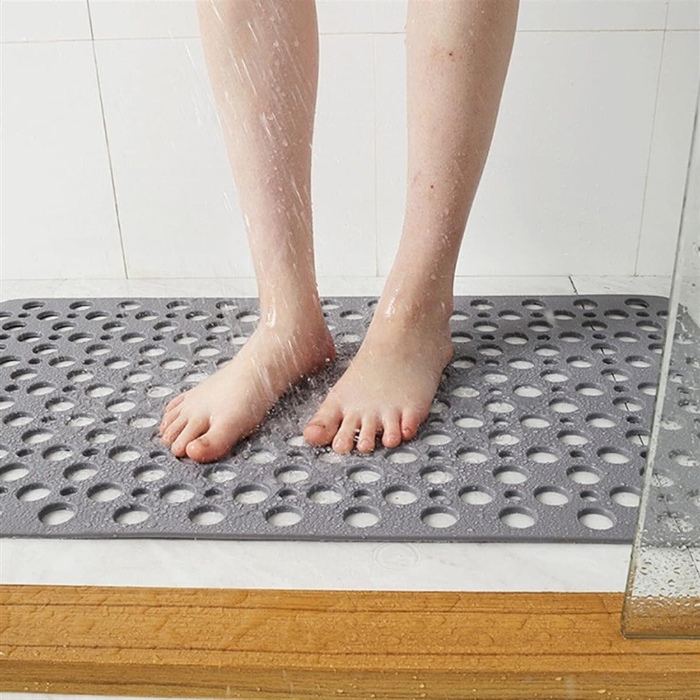 Non-Slip Antibacterial Shower Mat for Maximum Safety

