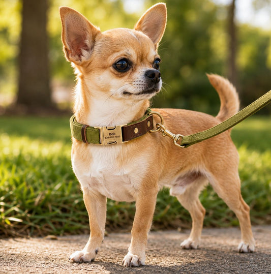 Personalized Dog Collar with Name and Phone Number