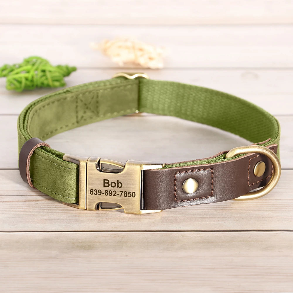 Personalized Dog Collar with Name and Phone Number