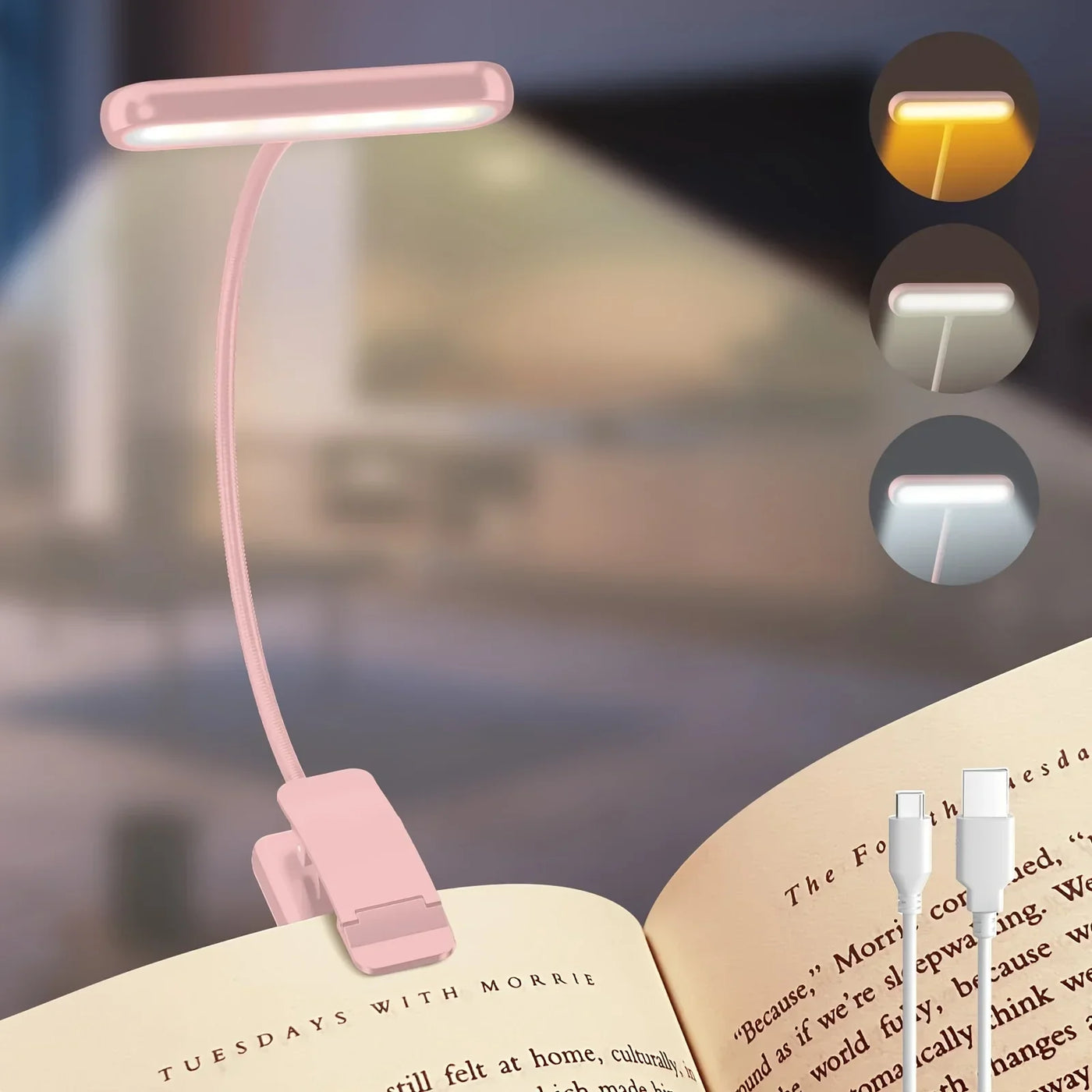 LumaFlex Clip Reading Lamp