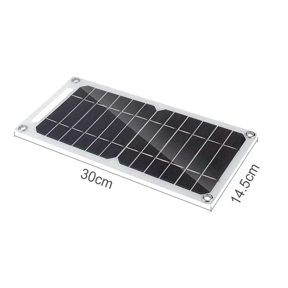 35W Portable Foldable Solar Charger Panel – Dual USB Fast Charging Power Bank for iPhone, Camping, Outdoor & Travel