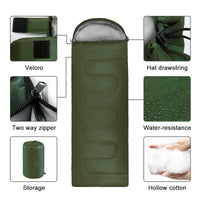 Ultralight Waterproof 4 Season Sleeping Bag – Warm Envelope Backpacking Sleeping Bag That Outlasts Every Condition | Camping, Hiking & Outdoor Travel