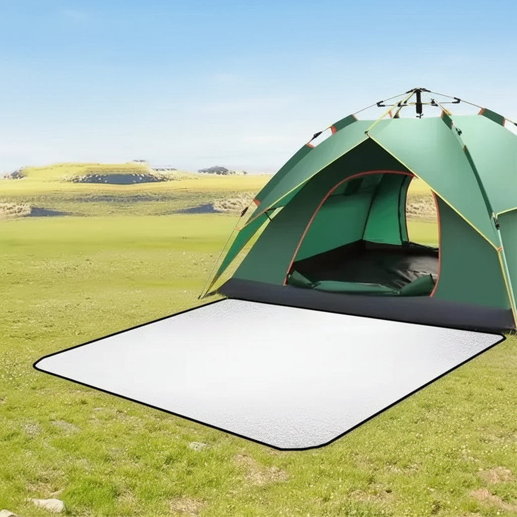 Ultralight Thermal Camping Mat – Waterproof Foam Foil Insulation Sleeping Pad & Tent Footprint with Heat Reflecting Technology