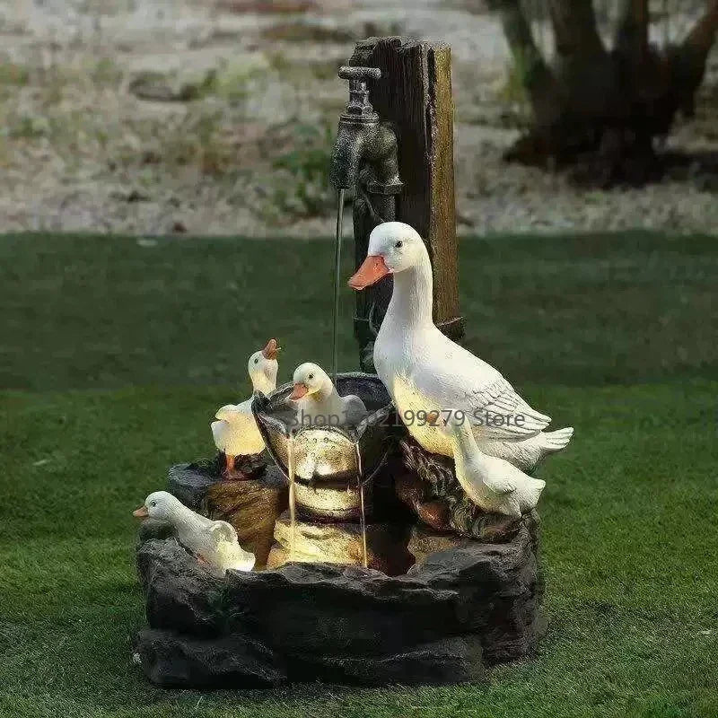 Lunaverde Solar Garden Fountain Décor