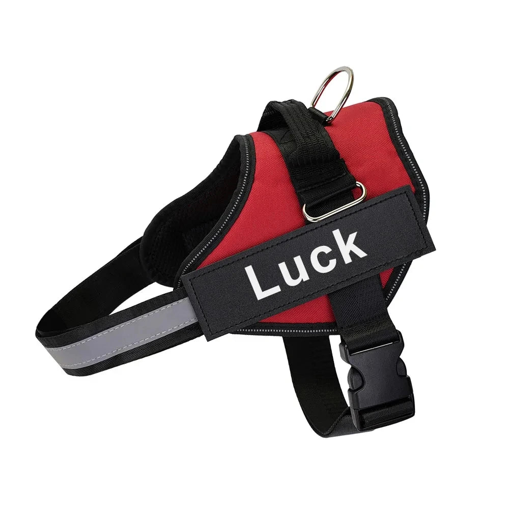 Personalized No Pull Dog Harness - Custom Vest with Name & Phone Number