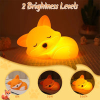 LumiFox Silicone Night Light