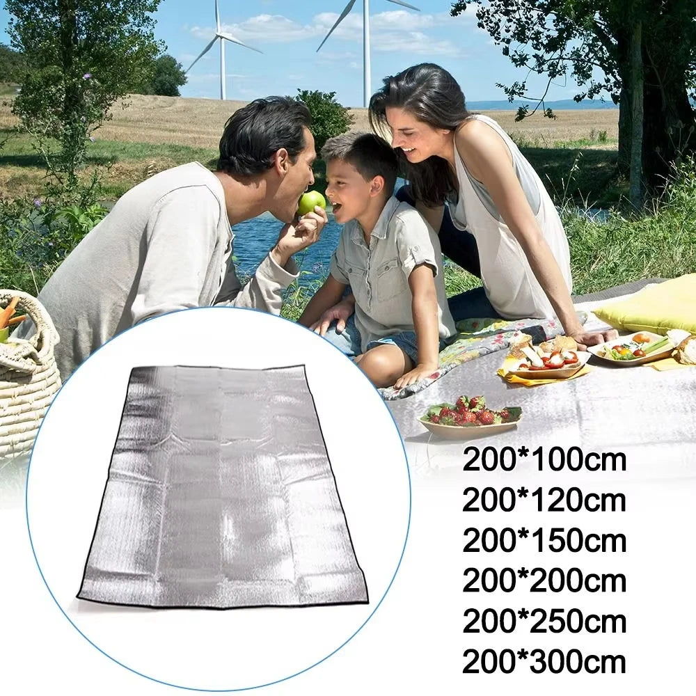 Ultralight Thermal Camping Mat – Waterproof Foam Foil Insulation Sleeping Pad & Tent Footprint with Heat Reflecting Technology