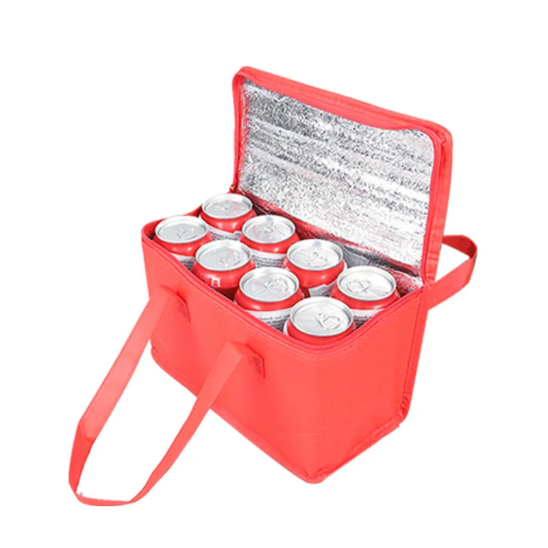 Portable Insulated Lunch Bag – Foldable Thermal Food & Drink Carrier