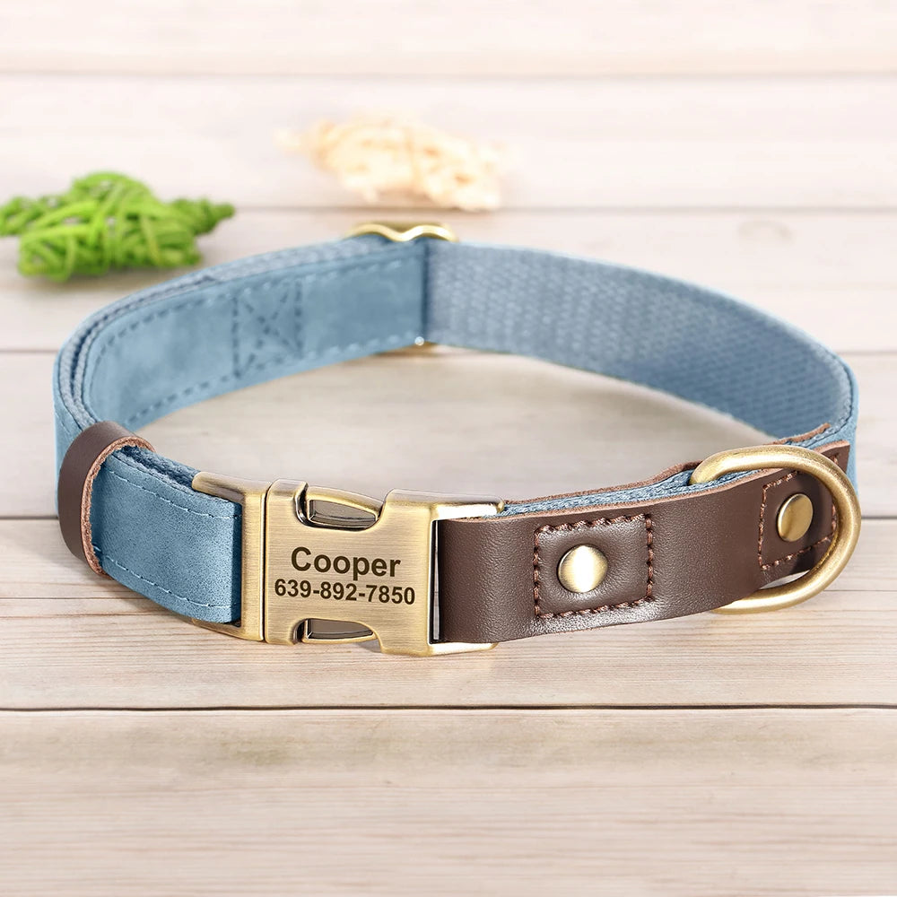 Personalized Dog Collar with Name and Phone Number